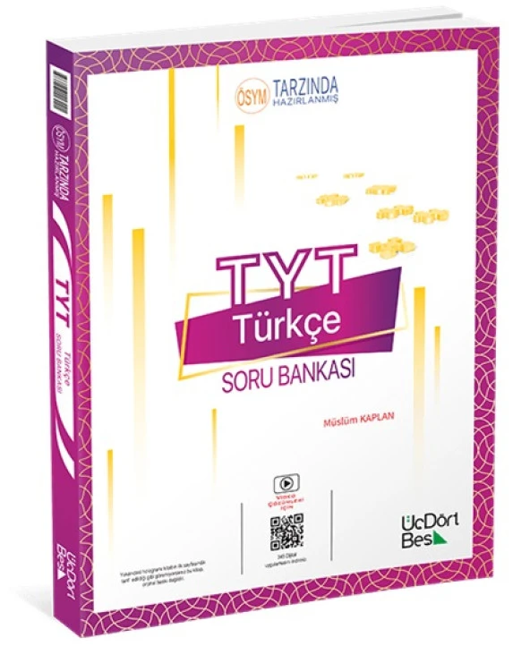 Üçdörtbeş 2024 Tyt Türkçe Soru Bankası