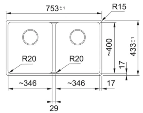 125.0686.732-Franke Maris Mrg 120-35-35 Nero Granit Eviye - Resim 4