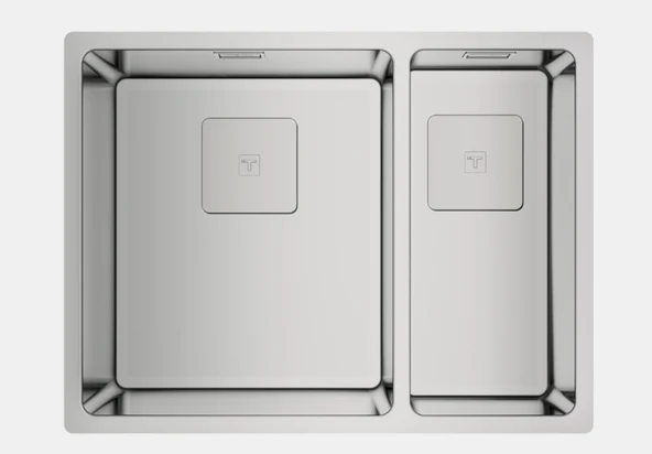 115030010-Teka Flexlinea Rs15 2B 580 Çelik Eviye ürün görseli