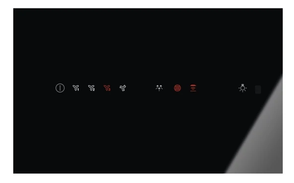 Electrolux-LFV619K Siyah Cam Davlumbaz - Resim 4