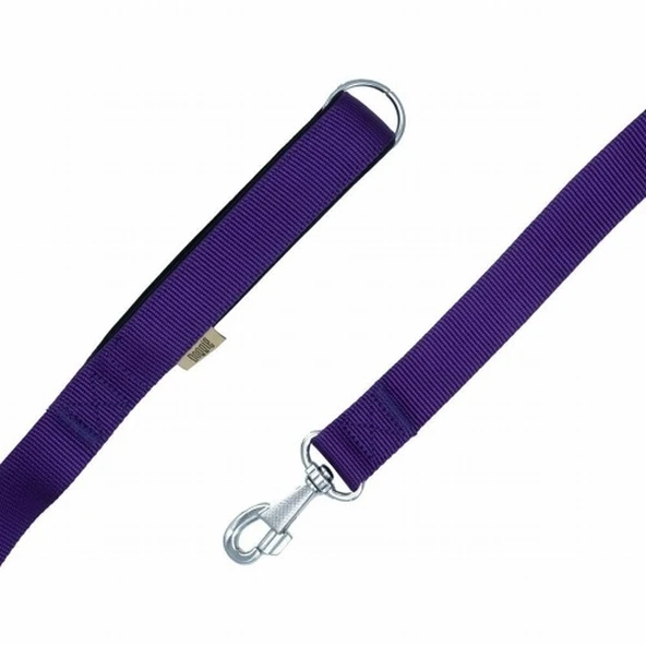 Doggie Konfor Klasik Dokuma Köpek Gezdirme Tasması Mor 3x100 Cm - 2