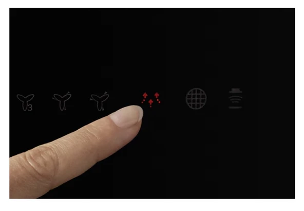 Electrolux-LFV619K Siyah Cam Davlumbaz - Resim 9