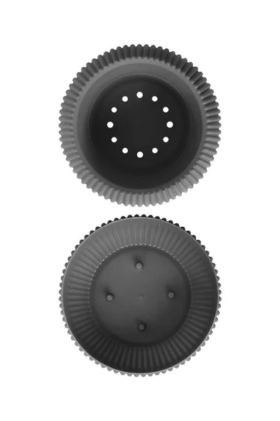 Omnipazar KRS-363 Plastik Mercan Kaktüs Saksı 0.7 Litre Antrasit 6 Adet - Resim 5