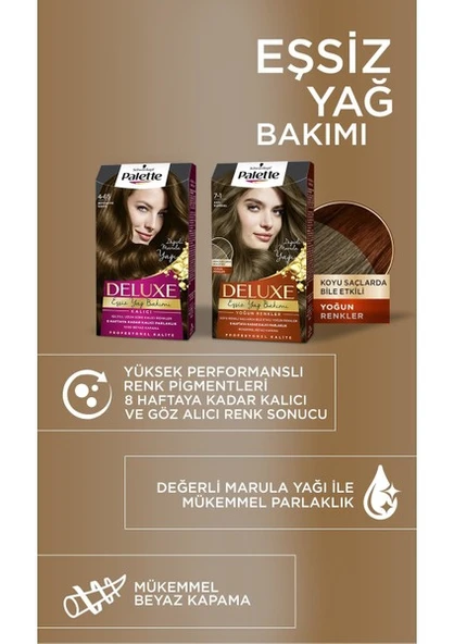 Palette Deluxe Saç Boyası 10-2 Platin Sarısı 3'lü Set - 4