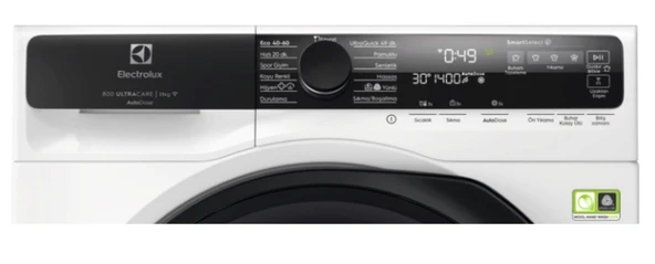 Electrolux-EW8F5407ACT UltraCare 800 1400 Devir 11 KG Çamaşır Makinesi - Resim 3