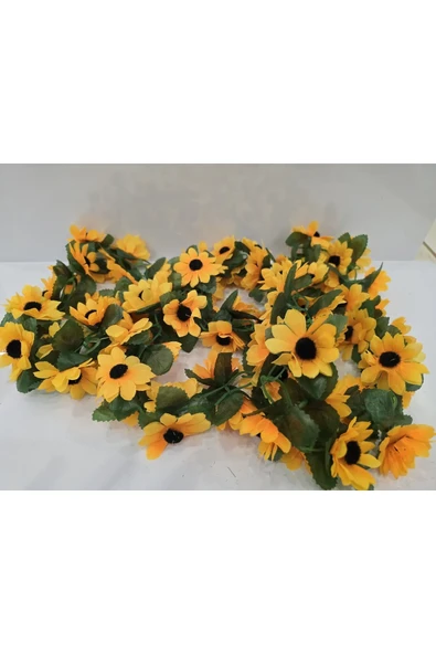Sarmaşık Ayçiçeği Yapay Sarmaşık Çok Renkli 180 Cm - Resim 4