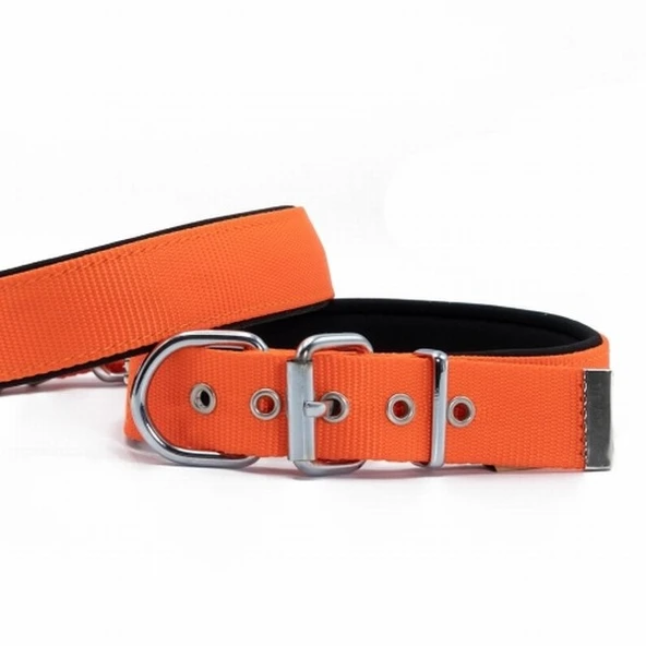 Doggie Konfor Dokuma Köpek Boyun Tasması Turuncu 2,5x37 45 Cm ürün görseli