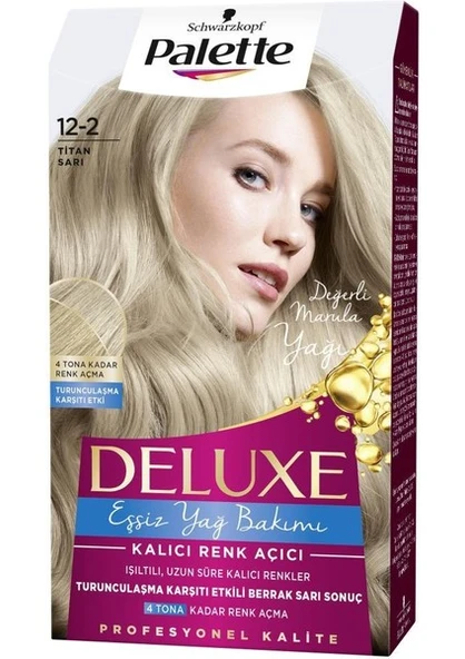 Palette Deluxe Saç Boyası 12-2 Titan Sarı - Resim 2