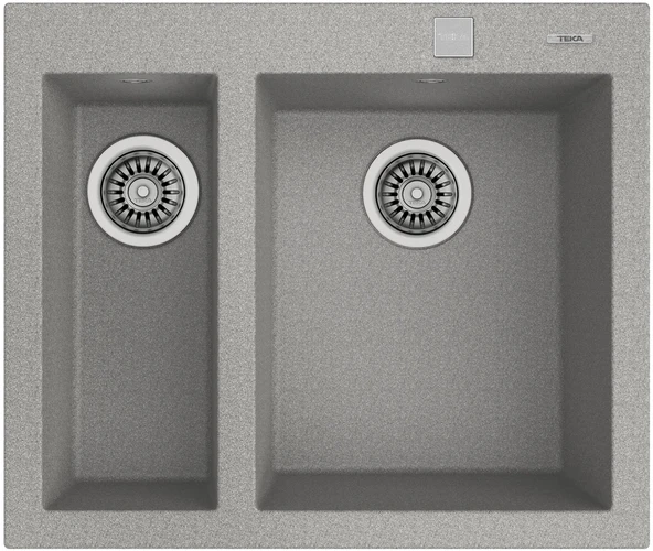 115260020-Teka Forsquare 590 Tg Stone Grey Granit Eviye ürün görseli