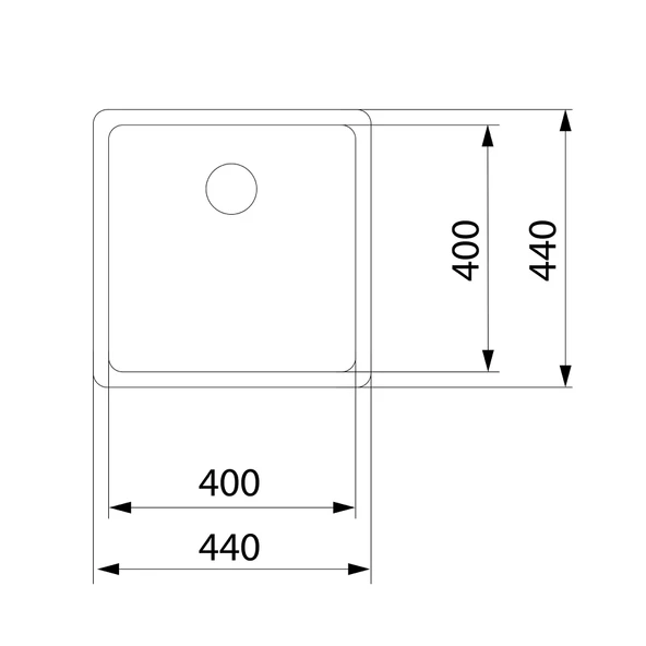 115000064-Teka Be Linea Pureclean 40.40 Çelik Eviye - Resim 6