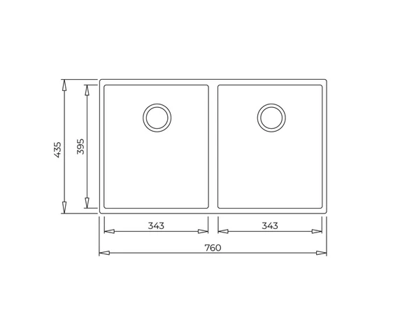 115260025-Teka Square 760 Tg Stone Grey Granit Eviye - Resim 3