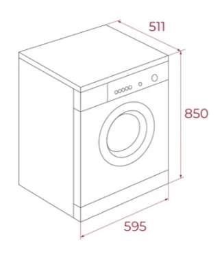 113910020-Teka Wmk 40940 Eu Wh Çamaşır Makinesi - Resim 2