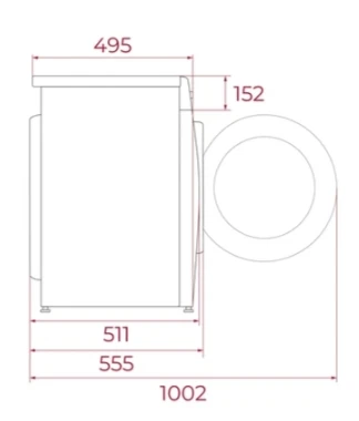 113910020-Teka Wmk 40940 Eu Wh Çamaşır Makinesi - Resim 4