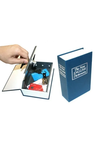 Gizli Kasa Kitap Kasa Kitap Şeklinde Ingilizce Sözlük Kumbara - 2