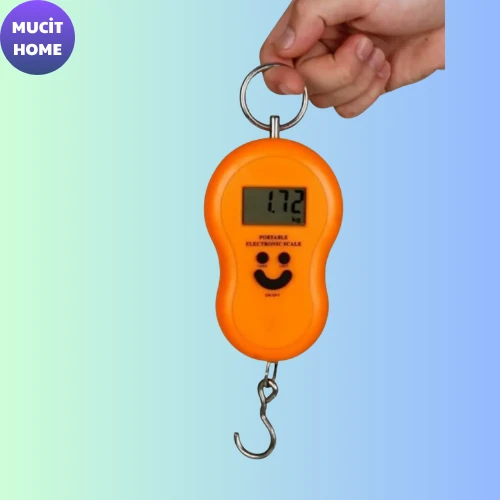 Mucit Home Elektronik Dijital El Kantarı 50 Kg Terazi Tartı 10 gr Hassas - 3