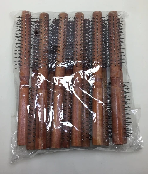 Astra Rd-557 Koyu Ahşap Renk Saç Fırçası Tarak - 2