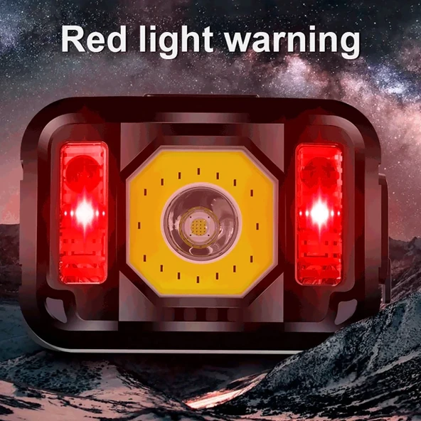 Pratik Sensörlü Sinyalli Kafa Lambası  Wt-024 - Resim 5