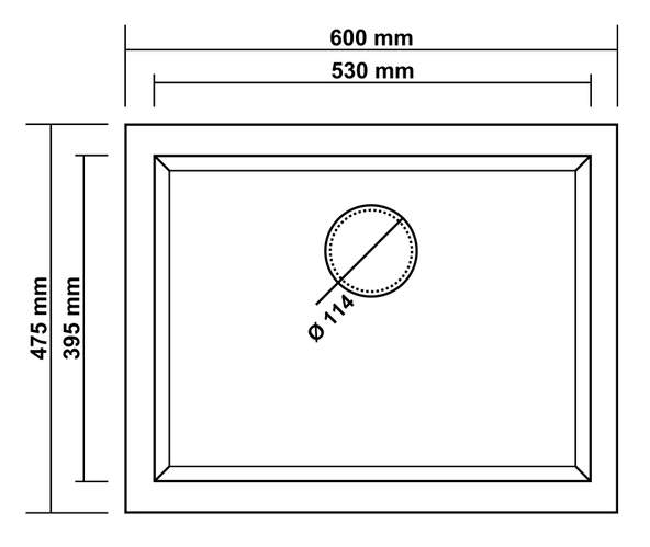 Morganit Gn-60 Granit Eviye (Stone Grey) - Resim 2