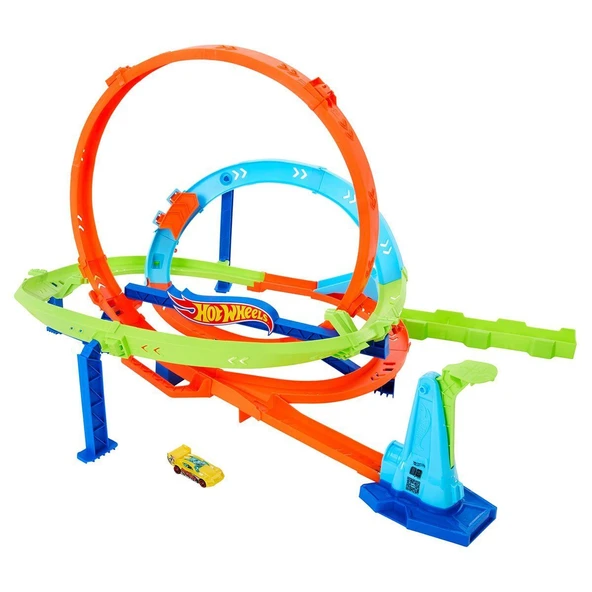 HTK16 Hot Wheels Bumerang Çemberli Yarış Pisti - 7