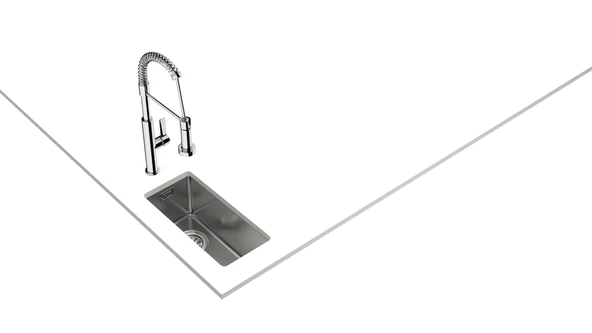 115000010-Teka Be Linea Rs15 18.40 Çelik Eviye - Resim 2