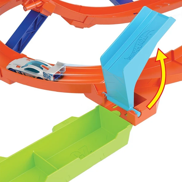 HTK16 Hot Wheels Bumerang Çemberli Yarış Pisti - 10