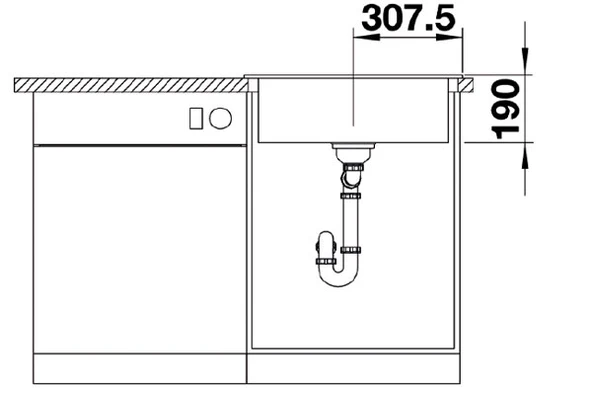 614169-Nuevo Icon 6 Basalt Seramik Eviye - Resim 5