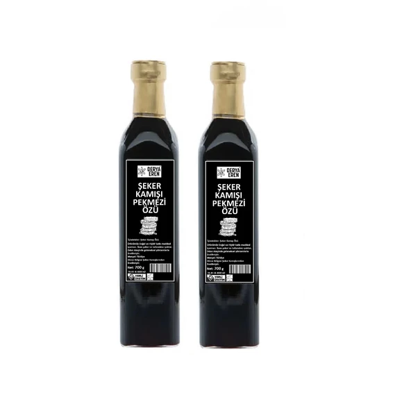 Şeker Kamışı Pekmezi Katkısız 700gr, 2 Adet, Derya Eren - 1