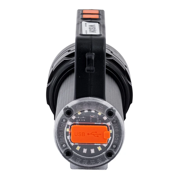 Şarj Edilebilir Zoomlu El Feneri - Wison - 5500 Lümen - 55 Watt - Resim 5