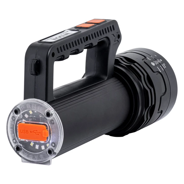 Şarj Edilebilir Zoomlu El Feneri - Wison - 5500 Lümen - 55 Watt - Resim 4