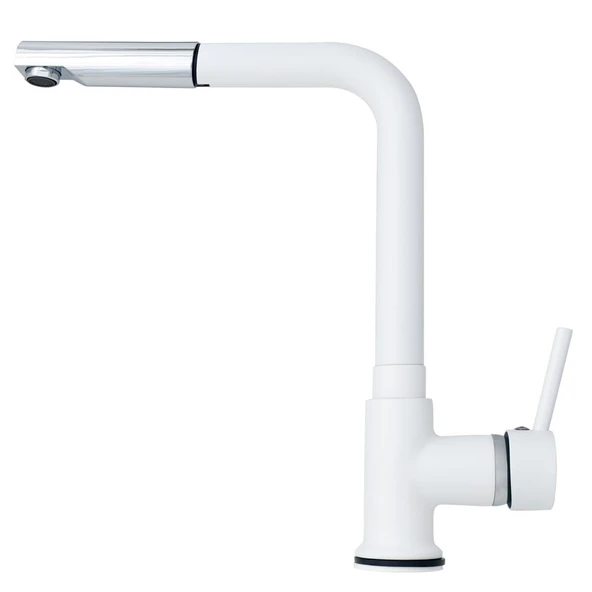 002201-Nuevo Meridal Beyaz Armatür ürün görseli