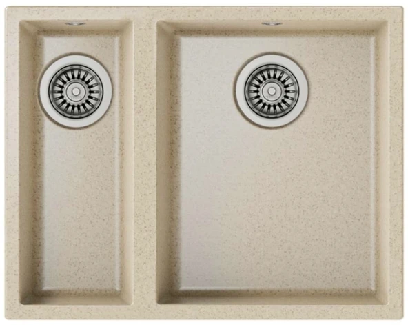 115260031-Teka Square 560 Tg Avena Beige Granit Eviye - 1