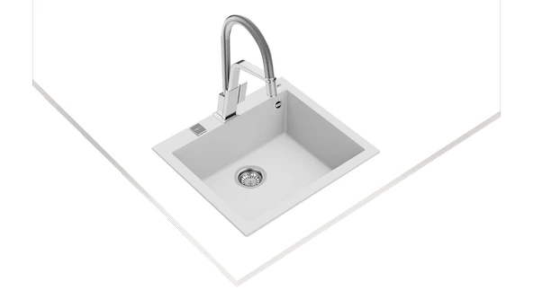 115230009-Teka Forsquare 50.40 Tg Arctic White Granit Eviye - 2