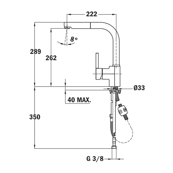 23938120CN-Teka Ark 938 Carbon Armatür - 2