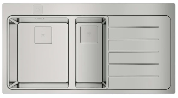 115130000-Teka Zenit RS15 1½B 1D Sağ Çelik Eviye ürün görseli