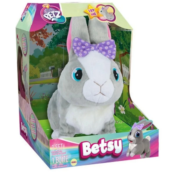 Nessiworld  Sesli ve Hareketli Peluş Tavşan Betsy - Resim 3