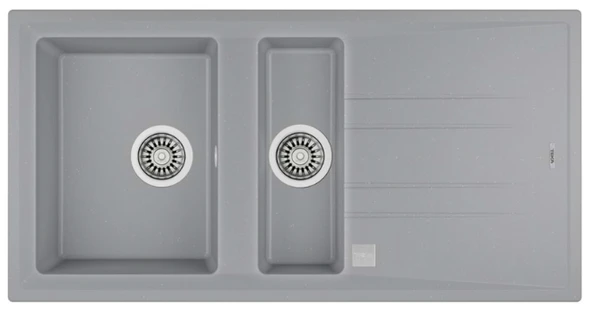 115360007-Teka Stone 60 B-Tg Metallic Grey Granit Eviye ürün görseli