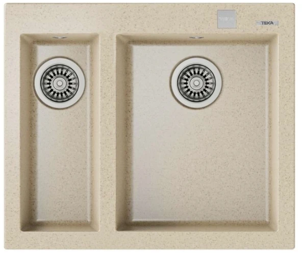 115260021-Teka Forsquare 590 Tg Avena Beige Granit Eviye - 1