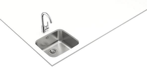 10125123-Teka Be 45.40.20 1B Çelik Eviye - Resim 2