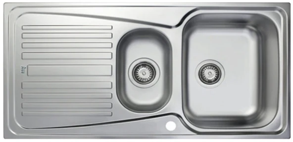 40109787-Teka Infant 60 Düz Sağ Çelik Eviye - Resim 2