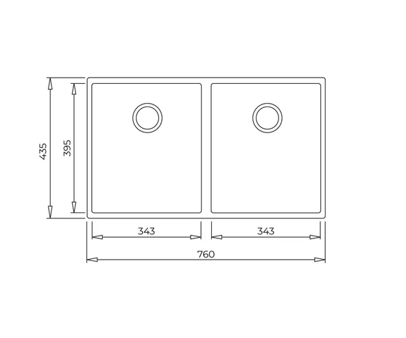 115260024-Teka Square 760 Tg Black Granit Eviye - Resim 2
