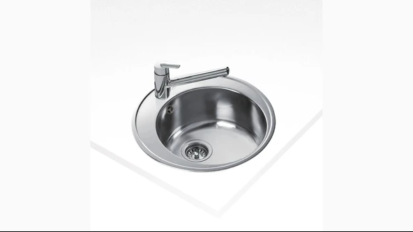 40127175-Teka Centroval Düz Çelik Eviye ürün görseli