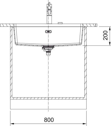 125.0688.498-Franke Maris Mrg 110-72 Stone Grey Granit Eviye - 3