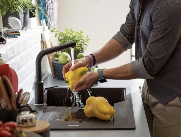 115.0663.757-Franke Active Plus Doccia 2.0 Nero Spiralli Armatür - Resim 4