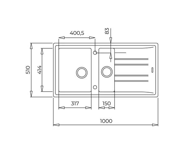 115360012-Teka Stone 60 B-Tg White Granit Eviye - Resim 3