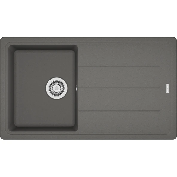 114.0655.947-Franke Basis Bfg 611 Stone Grey Granit Eviye ürün görseli