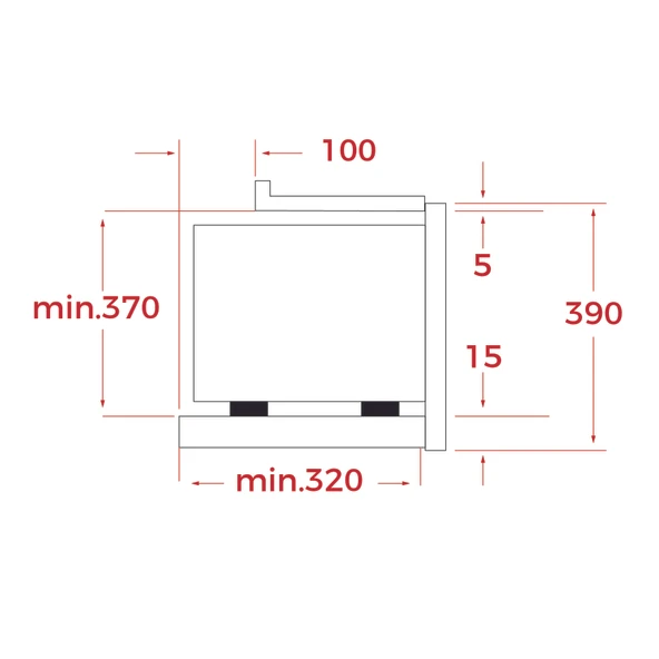 40584001-Teka MB 620 BI WH Beyaz Mikrodalga Fırın - 8