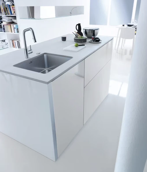 122.0654.857-Franke Myx 110-50 3 1/2 i Pwiwofc Çelik Eviye - Resim 5