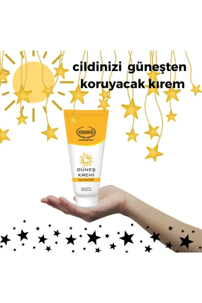 Ersağ Güneş Kremi 50 Faktörlü 100 ml - 2