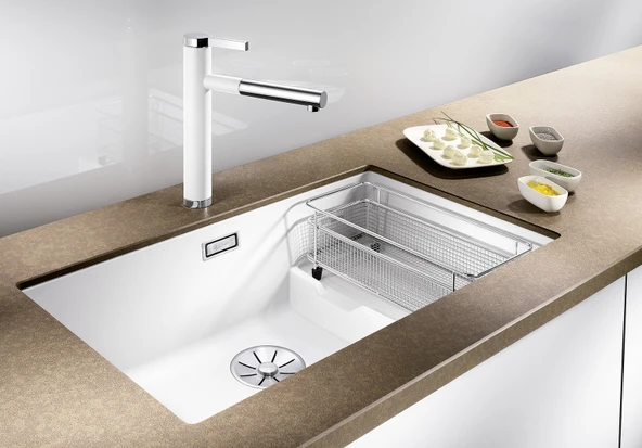 523461-Blanco Subline 700 -U Level Granit Eviye Kahve - 2