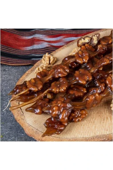 Yöresel Gaziantep Hakiki Üzüm Pekmezli Üzüm Suyu Ile Hazırlanmış Gaziantep Ceviz Sucuk 1 Kg